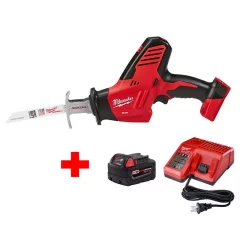 Buy 🤩 Milwaukee M18 18-Volt Lithium-Ion Cordless Hackzall Reciprocating Saw W/ M18 Starter Kit W/ (1) 5.0Ah Battery And Charger 😉