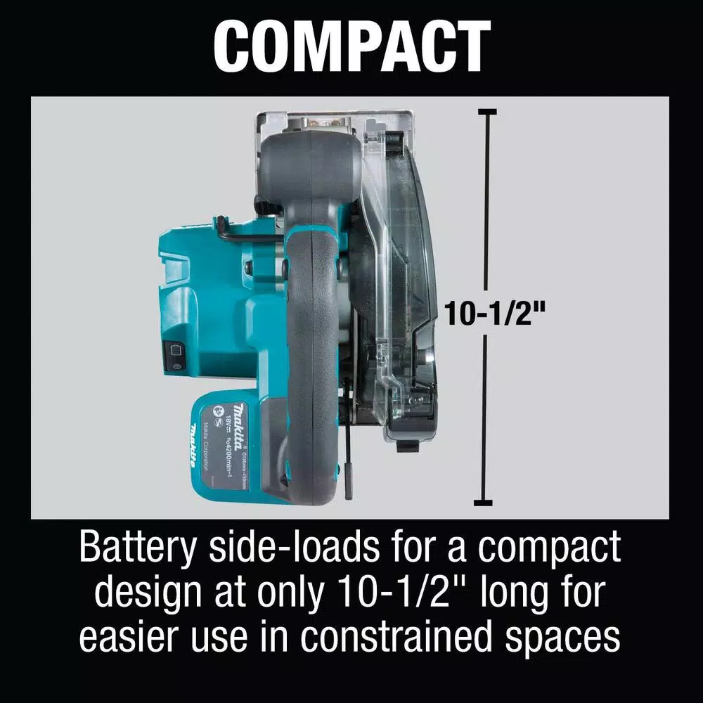 Cheap ๐ Makita 18-Volt LXT Brushless 5-7/8 In. Metal Cutting Saw With Electric Brake With Bonus 18-Volt LXT Battery Pack 5.0 Ah ๐ 13 Cheap ๐ Makita 18-Volt LXT Brushless 5-7/8 In. Metal Cutting Saw With Electric Brake With Bonus 18-Volt LXT Battery Pack 5.0 Ah ๐ - Image 11