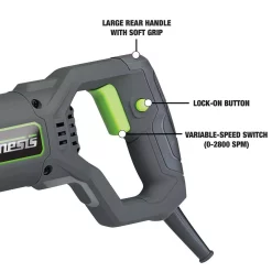 Brand new 🔥 Genesis 7.5 Amp Variable Speed Reciprocating Saw With Wood/Metal Cutting Blades, Quick Change And Adjustable Pivot 👟 Shoe 🌟 -Saws Sales Store unnamed file 1250