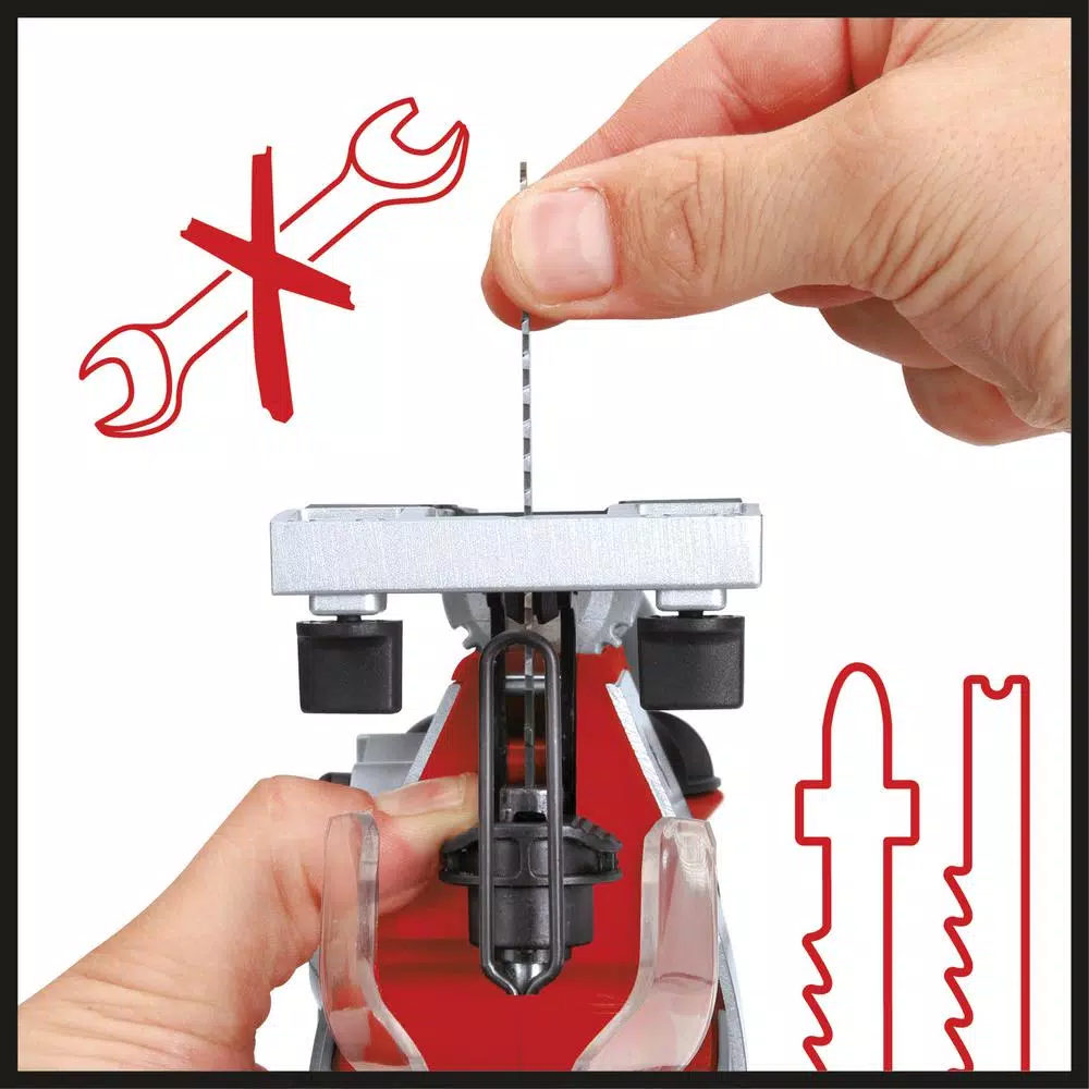 Cheap π Einhell PXC 18-Volt Cordless 2400-SPM Jig Saw Kit, 1 In. Stroke Length, 47Β° Max Bevel Angle (w/ 3.0-Ah Battery + Fast Charger) π€© 4 Cheap π Einhell PXC 18-Volt Cordless 2400-SPM Jig Saw Kit, 1 In. Stroke Length, 47Β° Max Bevel Angle (w/ 3.0-Ah Battery + Fast Charger) π€© - Image 4