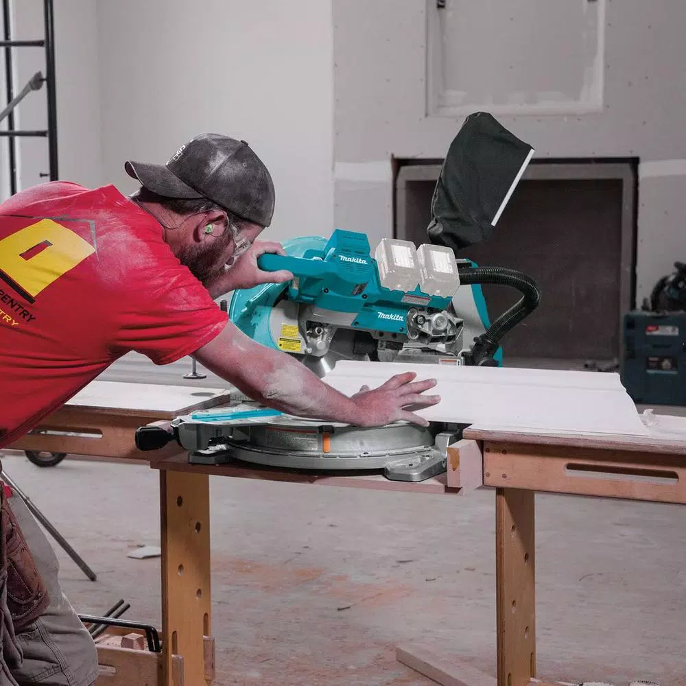 Wholesale 💯 Makita 18-Volt X2 LXT Lithium-Ion (36V) Brushless Cordless 10 In. Dual-Bevel Sliding Compound Miter Saw With Laser (Tool Only) 🎉 8 Wholesale 💯 Makita 18-Volt X2 LXT Lithium-Ion (36V) Brushless Cordless 10 In. Dual-Bevel Sliding Compound Miter Saw With Laser (Tool Only) 🎉 - Image 6