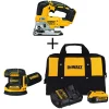 Top 10 🎁 DEWALT 20-Volt MAX XR Cordless Brushless Jigsaw With 5 In. Random Orbital Sander, (1) 20-Volt 5.0Ah Battery & Charger ⌛ -Saws Sales Store unnamed file 1419
