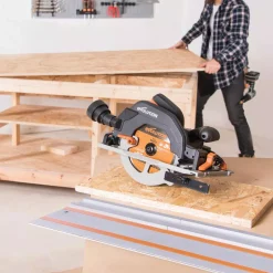 Deals 🥰 Evolution Power Tools 15 Amp 7-1/4 In. Circular Track Saw Kit With 40 In. Track, Electric Brake And Multi-Material Blade 💯 -Saws Sales Store unnamed file 1450