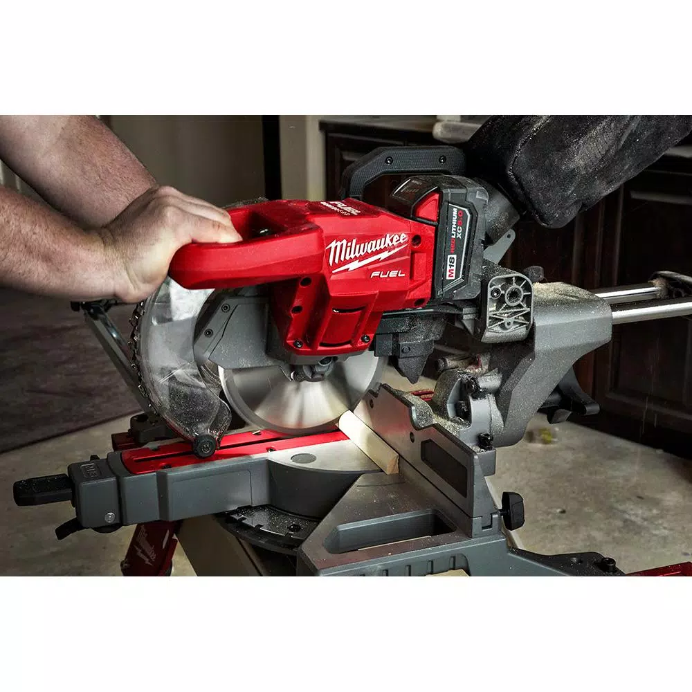 Cheap ๐ Milwaukee M18 FUEL 18-Volt Lithium-Ion Brushless 7-1/4 In. Cordless Dual Bevel Sliding Compound Miter Saw With Jig Saw ๐ 6 Cheap ๐ Milwaukee M18 FUEL 18-Volt Lithium-Ion Brushless 7-1/4 In. Cordless Dual Bevel Sliding Compound Miter Saw With Jig Saw ๐ - Image 4