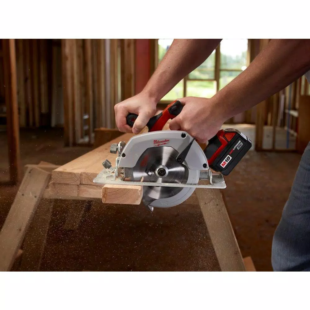 Buy 🥰 Milwaukee M18 18-Volt Lithium-Ion 6-1/2 In. Cordless Circular Saw Kit With Two 3.0 Ah Batteries, 24T Saw Blade, Charger, Tool Bag ❤️ 7 Buy 🥰 Milwaukee M18 18-Volt Lithium-Ion 6-1/2 In. Cordless Circular Saw Kit With Two 3.0 Ah Batteries, 24T Saw Blade, Charger, Tool Bag ❤️ - Image 5