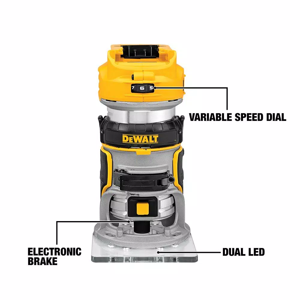 Hot Sale ❤️ DEWALT 20-Volt MAX XR Cordless Brushless Jigsaw With Brushless Router & (1) 20-Volt 5.0Ah Battery 👍 5 Hot Sale ❤️ DEWALT 20-Volt MAX XR Cordless Brushless Jigsaw With Brushless Router & (1) 20-Volt 5.0Ah Battery 👍 - Image 3