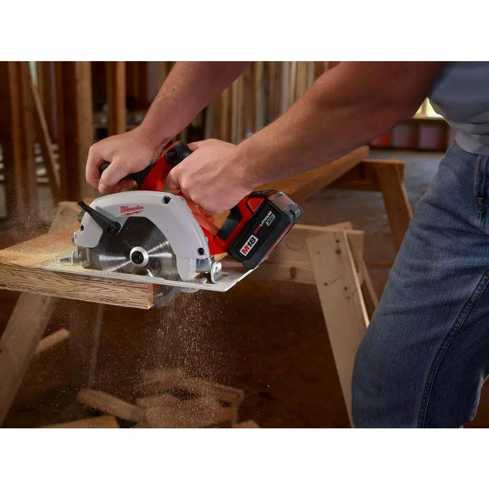 Buy 🥰 Milwaukee M18 18-Volt Lithium-Ion 6-1/2 In. Cordless Circular Saw Kit With Two 3.0 Ah Batteries, 24T Saw Blade, Charger, Tool Bag ❤️ 8 Buy 🥰 Milwaukee M18 18-Volt Lithium-Ion 6-1/2 In. Cordless Circular Saw Kit With Two 3.0 Ah Batteries, 24T Saw Blade, Charger, Tool Bag ❤️ - Image 6