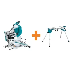 Best deal โค๏ธ Makita 12 In. Dual-Bevel Sliding Compound Miter Saw With Laser With Bonus Compact Folding Miter Saw Stand ๐ฅ