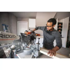 Promo 🎁 RIDGID 15 Amp Corded 12 In. Dual Bevel Sliding Miter Saw With Universal Mobile Miter Saw Stand With Mounting Braces ⌛ -Saws Sales Store unnamed file 1735