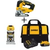 Cheapest ⭐ DEWALT 20-Volt MAX XR Cordless Brushless Jigsaw With Brushless Router, (1) 20-Volt 5.0Ah Battery & Charger 🔔 -Saws Sales Store unnamed file 1848