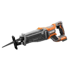 Discount 🎁 RIDGID 18-Volt OCTANE Lithium-Ion Cordless Brushless Reciprocating Saw (Tool-Only) With Reciprocating Saw Blade ✨