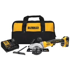 Best Pirce 💯 DEWALT ATOMIC 20-Volt MAX Cordless Brushless 4-1/2 In. Circular Saw With (1) 20-Volt Battery 5.0Ah & Charger ✔️