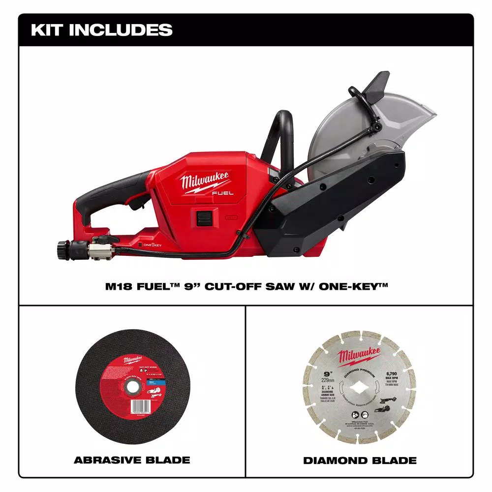 Discount ๐ Milwaukee M18 FUEL ONE-KEY 18-Volt Lithium-Ion Brushless Cordless 9 In. Cut Off Saw (Tool-Only) ๐งจ 15 Discount ๐ Milwaukee M18 FUEL ONE-KEY 18-Volt Lithium-Ion Brushless Cordless 9 In. Cut Off Saw (Tool-Only) ๐งจ - Image 13