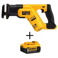 Best deal โจ DEWALT 20-Volt MAX Cordless Compact Reciprocating Saw With (1) 20-Volt Battery 5.0Ah ๐