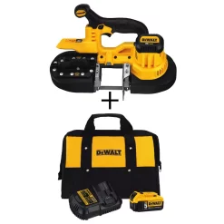 Cheap 🛒 DEWALT 20-Volt MAX Cordless Band Saw With (1) 20-Volt Battery 5.0Ah & Charger 🌟