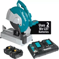 Budget ❤️ Makita 18-Volt X2 LXT Lithium-Ion 36-Volt Brushless Cordless 14 In. Cut-Off Saw With Electric Brake, 5.0 Ah 🤩