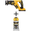 Discount 🔥 DEWALT 20-Volt MAX Lithium-Ion Cordless Brushless Compact Reciprocating Saw With 20-Volt Cordless Brushless Router (Tool-Only) ❤️ -Saws Sales Store unnamed file 2213