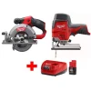 Promo 🛒 Milwaukee M12 12-Volt Lithium-Ion Cordless Jig Saw And 5-3/8 In. Circular Saw Combo Kit W/ (1) 2.0Ah Battery And Charger 🌟 -Saws Sales Store unnamed file 2247