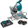 Deals 🔥 Makita 18-Volt 5.0Ah X2 LXT Lithium-Ion (36V) Brushless Cordless 10 In. Dual-Bevel Sliding Compound Miter Saw With Laser Kit ❤️