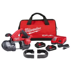 Cheap 🥰 Milwaukee M18 FUEL 18-Volt Lithium-Ion Brushless Cordless Compact Dual-Trigger Bandsaw Kit With Two 3.0 Ah High Output Batteries 🌟