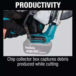 Promo 🧨 Makita 18V LXT Cordless 5-3/8 In. Metal Cutting Saw With Electric Brake & Chip Collector With Bonus 18V LXT Battery Pack 5.0Ah ⌛ -Saws Sales Store unnamed file 2330