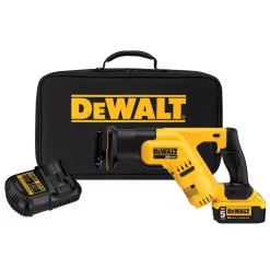 New 🔔 DEWALT 20-Volt MAX Lithium-Ion Cordless Compact Reciprocating Saw Kit With Battery 5Ah, Charger And Contractor Bag 🎁