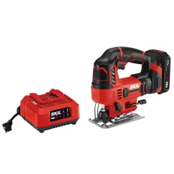 Hot Sale 😍 Skil PWRCORE 20-Volt Lithium-Ion Cordless 7/8 In. Stroke Length Jigsaw Kit ❤️