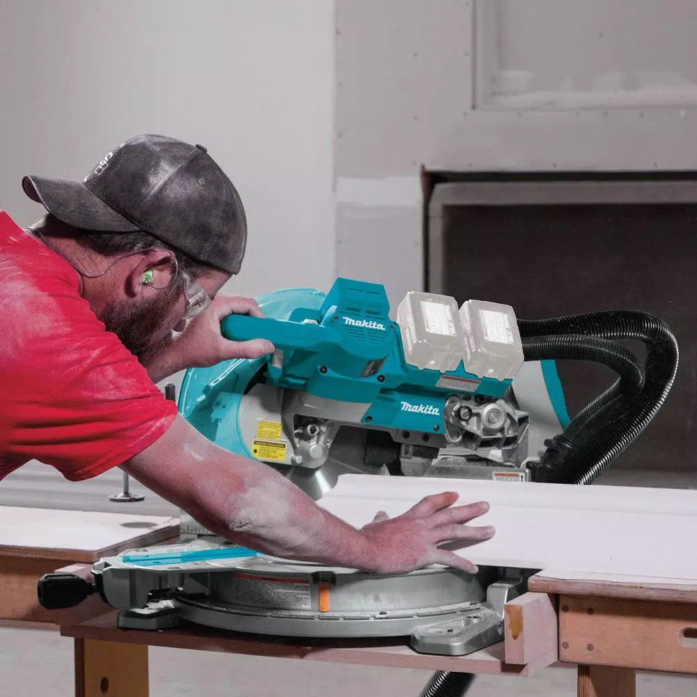 Best Sale 💯 Makita 18-Volt X2 LXT Lithium-Ion (36-Volt) Brushless Cordless 10 In. Dual-Bevel Sliding Compound Miter Saw (Tool-Only) 🛒 5 Best Sale 💯 Makita 18-Volt X2 LXT Lithium-Ion (36-Volt) Brushless Cordless 10 In. Dual-Bevel Sliding Compound Miter Saw (Tool-Only) 🛒 - Image 3