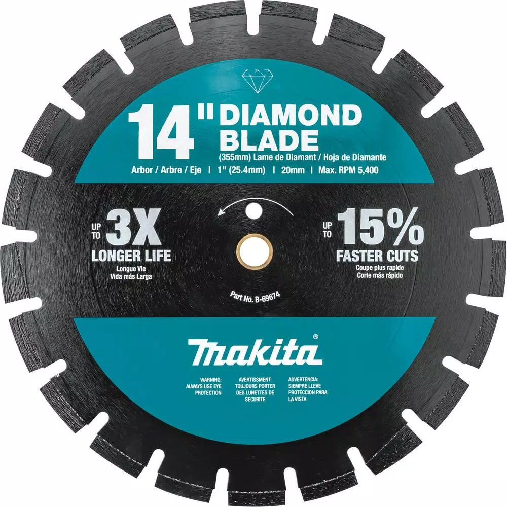 Brand new 🎁 Makita 14 In. 61 Cc Gas Saw With Bonus 14 In. Segmented Rim Dual Purpose Diamond Blade 😀 11 Brand new 🎁 Makita 14 In. 61 Cc Gas Saw With Bonus 14 In. Segmented Rim Dual Purpose Diamond Blade 😀 - Image 9