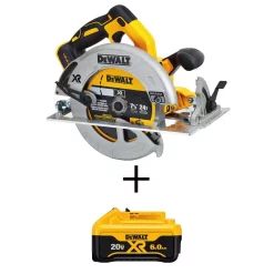 Promo ⌛ DEWALT 20-Volt MAX XR Cordless Brushless 7-1/4 In. Circular Saw With (1) 20-Volt Battery 6.0Ah ✨