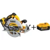New ✔️ DEWALT 20-Volt MAX XR Cordless Brushless 7-1/4 In. Circular Saw With (2) 20-Volt Batteries 5.0Ah & Charger ⌛ -Saws Sales Store unnamed file 2977