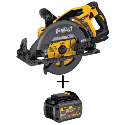 Top 10 🛒 DEWALT FLEXVOLT 60-Volt MAX Cordless Brushless 7-1/4 In. Wormdrive Style Circular Saw With (1) FLEXVOLT 6.0Ah Battery ⌛