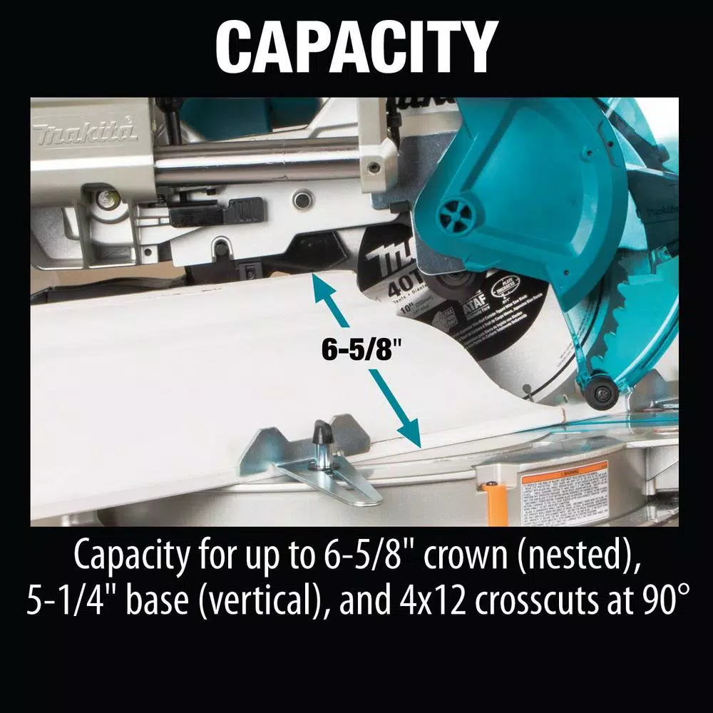 New ๐ Makita 18-Volt X2 LXT(36V) Brushless 10 In. Dual-Bevel Sliding Compound Miter Saw Kit (5.0Ah) And Portable Rise Miter Saw Stand ๐ 17 New ๐ Makita 18-Volt X2 LXT(36V) Brushless 10 In. Dual-Bevel Sliding Compound Miter Saw Kit (5.0Ah) And Portable Rise Miter Saw Stand ๐ - Image 15