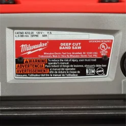 Flash Sale ✔️ Milwaukee 11 Amp Deep Cut Variable Speed Band Saw ✔️ -Saws Sales Store unnamed file 325