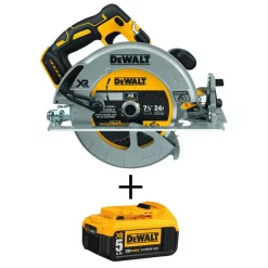 Cheap 🔥 DEWALT 20-Volt MAX XR Cordless Brushless 7-1/4 In. Circular Saw With (1) 20-Volt Battery 5.0Ah 👏