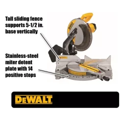 Outlet 🔔 DEWALT 15 Amp Corded 12 In. Single Bevel Compound Miter Saw ✔️ -Saws Sales Store unnamed file 3268