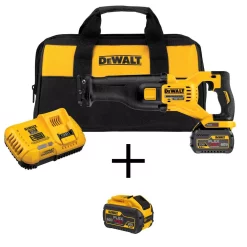 Hot Sale 🎁 DEWALT FLEXVOLT 60-Volt MAX Cordless Brushless Reciprocating Saw With (1) FLEXVOLT 9.0Ah & (1) FLEXVOLT 6.0Ah Battery 🔥