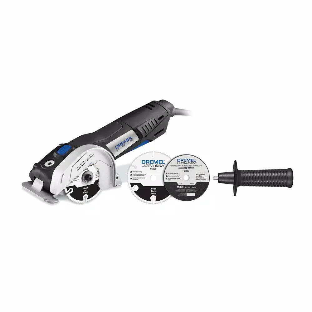 Deals 🎁 Dremel Ultra-Saw 7.5 Amp Corded 4.5 In. Tool Kit With 2 Accessories And 1 Attachment For Use With Metal And Wood 👏 3 Deals 🎁 Dremel Ultra-Saw 7.5 Amp Corded 4.5 In. Tool Kit With 2 Accessories And 1 Attachment For Use With Metal And Wood 👏