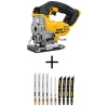 Flash Sale 😍 DEWALT 20-Volt MAX Cordless Jig Saw (Tool-Only) With General Purpose T-Shank Jig Saw Blade Set (10-Pack) 🛒