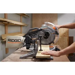 Outlet 😍 RIDGID 15 Amp Corded 12 In. Dual Bevel Miter Saw With LED 🎁 -Saws Sales Store unnamed file 3450