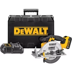 Best Pirce 😉 DEWALT 20-Volt MAX Cordless 6-1/2 In. Circular Saw With (1) 20-Volt Battery 5.0Ah & Charger 😉