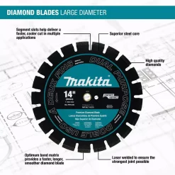 Hot Sale 🤩 Makita 14 In. 73 Cc Gas Saw With Bonus 14 In. Blade Diameter Segmented, Dual Purpose 👏 -Saws Sales Store unnamed file 3603