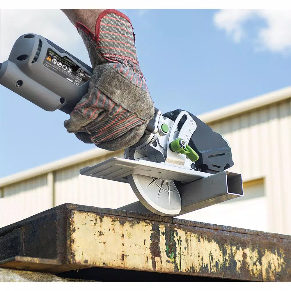 Best deal 😍 Genesis 5.8 Amp 4-3/4 In. Control Grip Metal Cutting Compact Circular Saw With Chip Collector And Metal Cutting Blade 🔔 4 Best deal 😍 Genesis 5.8 Amp 4-3/4 In. Control Grip Metal Cutting Compact Circular Saw With Chip Collector And Metal Cutting Blade 🔔 - Image 3