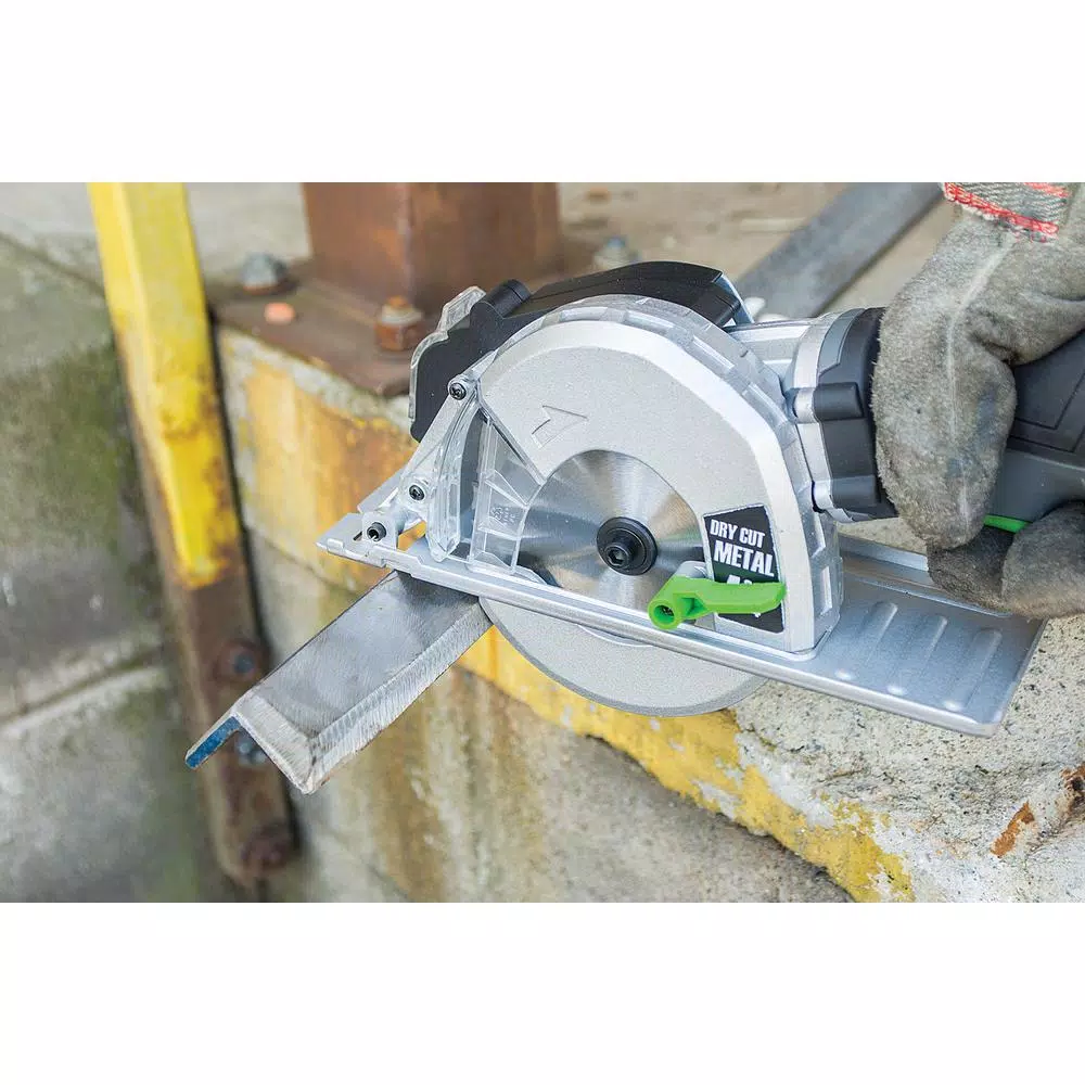 Best deal 😍 Genesis 5.8 Amp 4-3/4 In. Control Grip Metal Cutting Compact Circular Saw With Chip Collector And Metal Cutting Blade 🔔 10 Best deal 😍 Genesis 5.8 Amp 4-3/4 In. Control Grip Metal Cutting Compact Circular Saw With Chip Collector And Metal Cutting Blade 🔔 - Image 9