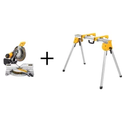 Brand new 💯 DEWALT 15 Amp Corded 12 In. Double-Bevel Compound Miter Saw With Heavy-Duty Stand 🌟