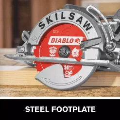 Cheap 🛒 SKILSAW 15 Amp Corded Electric 7-1/4 In. Aluminum Worm Drive Circular Saw With 24-Tooth Carbide Tipped Diablo Blade 🎉 -Saws Sales Store unnamed file 3701