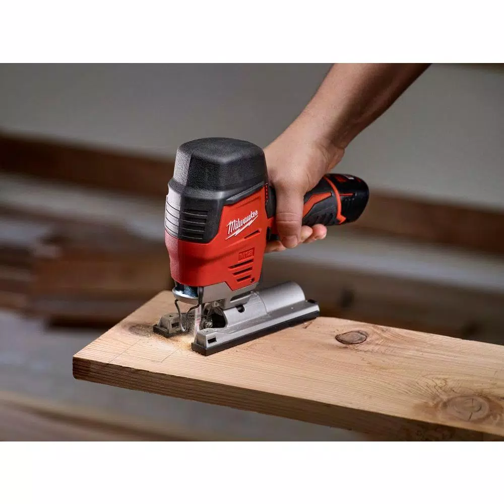 Budget ⭐ Milwaukee M12 12-Volt Lithium-Ion Cordless Jig Saw Kit With One 1.5 Ah Battery, Charger, Tool Bag ✔️ 8 Budget ⭐ Milwaukee M12 12-Volt Lithium-Ion Cordless Jig Saw Kit With One 1.5 Ah Battery, Charger, Tool Bag ✔️ - Image 6