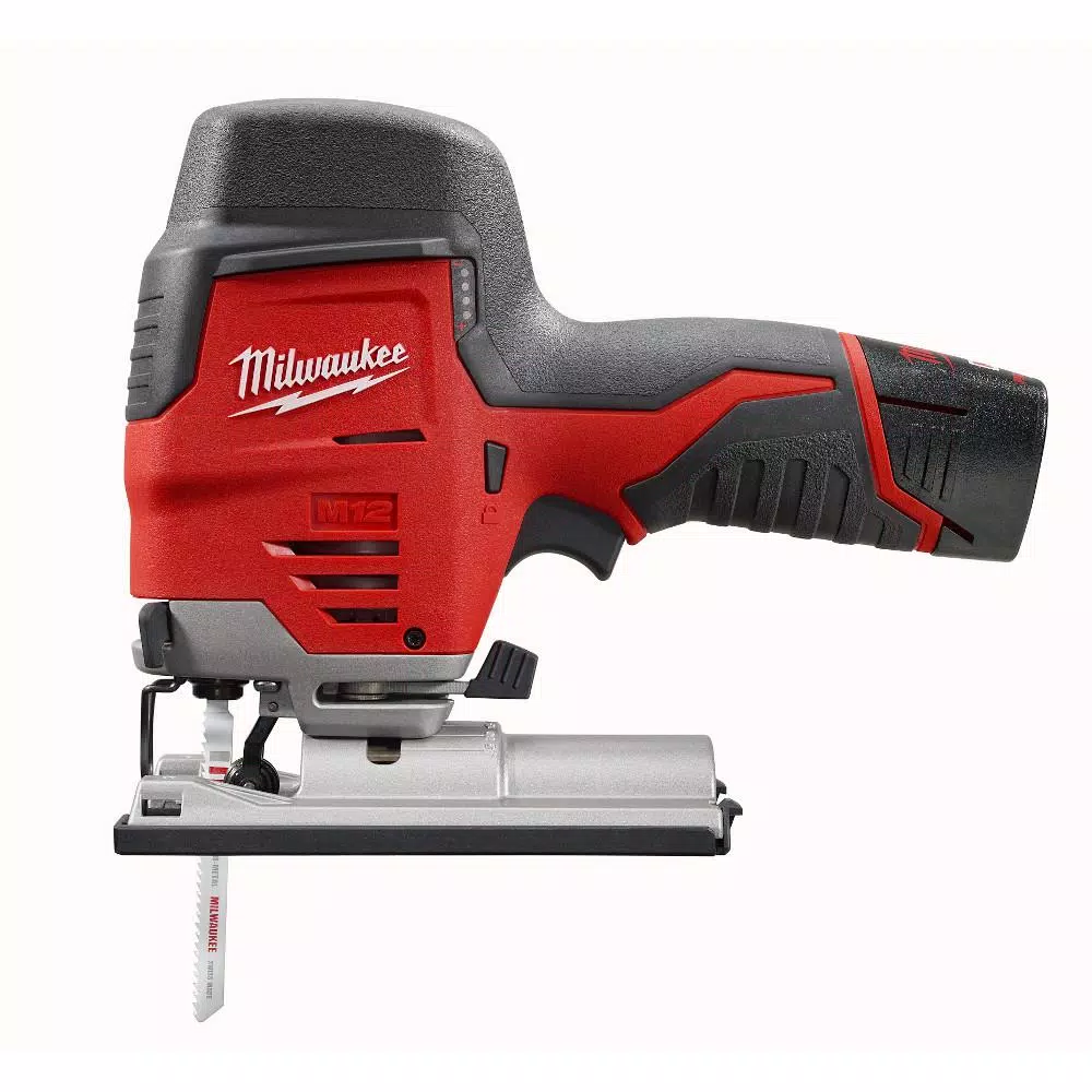 Budget ⭐ Milwaukee M12 12-Volt Lithium-Ion Cordless Jig Saw Kit With One 1.5 Ah Battery, Charger, Tool Bag ✔️ 11 Budget ⭐ Milwaukee M12 12-Volt Lithium-Ion Cordless Jig Saw Kit With One 1.5 Ah Battery, Charger, Tool Bag ✔️ - Image 9
