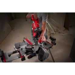 New 😍 Milwaukee M18 FUEL 18-Volt Lithium-Ion Brushless Cordless 10 In. Dual Bevel Sliding Compound Miter Saw Kit With Extra Blade 😍 -Saws Sales Store unnamed file 526