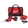Best Sale 💯 Milwaukee M18 18-Volt Lithium-Ion Cordless Hackzall Reciprocating Saw Kit With (1) 3.0Ah Battery, Charger And Tool Bag ❤️